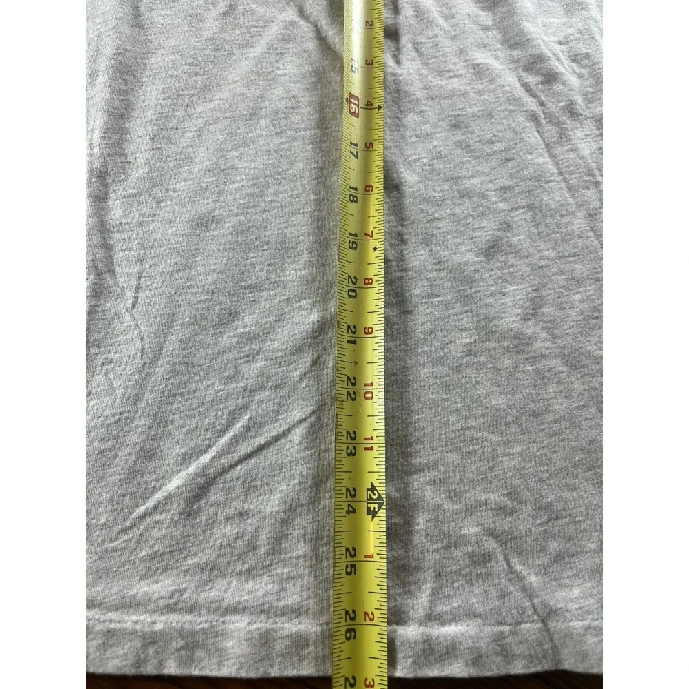 Polo Ralph Lauren Shirt Mens Large Gray V Neck Classic Fit Pony Logo